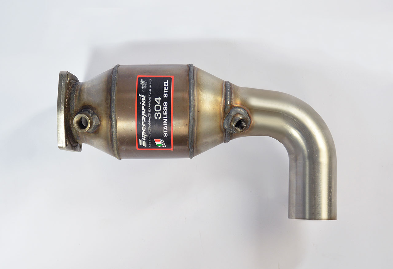 Anteriore Sinistro con catalizzatore metallico